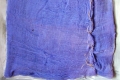 Lorenzo Polimeno,Short dress (natura morta), 2013, stoffa, corda, acrilici su poliuretano, cm. 50x40