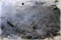 Marco Gastini, Ariam, 1983, olio, carbone e metallo su tela applicata su tela, cm. 111x163x6