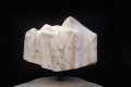 Mattia Scappini, Terra di confine, 2020, marmo di carrara.