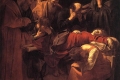 Michelangelo Merisi da Caravaggio, La morte della Vergine, 1604, olio su tela, cm. 369x245, Muse du Louvre, Parigi.