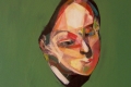 Derraj, Non so che viso avesse, 2010, olio su tela, cm. 60x50