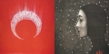 Omar Galliani, Mantra, 2022, dittico, matita e tempera su tavola, 100x200 cm
