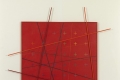Paolo Minoli, Trasfigurato, 1983, acrilici su tela e rilievi in legno, cm. 120x120, foto Dario Lasagni