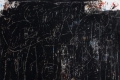 Antonio Zago, Ruminando il nero, 2011, olio su tela, cm. 130x140