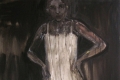 Serena Nono, Figura, 2009, olio su tela, cm. 120x100