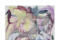 Yanyan Huang, Silenzio del Tempo XV, 2020, acrilico, inchiostro e gouache su tela, 120 x 120 cm. Ph. Antonio Maniscalco
