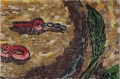 Barbara Giavelli, Il sogno, 2017, mosaico in marmi e smalti veneziani di Murano, cm. 20x30