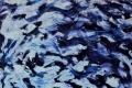Grazia Badari, Movimento blu (o dei delfini), cm. 50x70