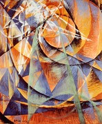 Giacomo Balla, Mercurio transita davanti al sole, 1914, Tempera su carta foderata, cm. 120x100, Collezione Gianni Mattioli, Deposito a lungo termine presso la Collezione Peggy Guggenheim, Venezia  Giacomo Balla, by SIAE 2008