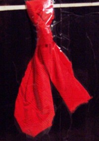 Cravattino rosso